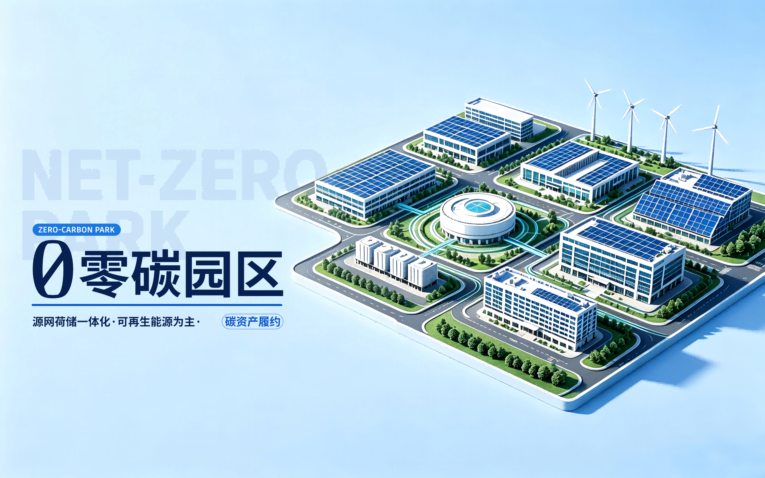 零碳园区源网荷储一体化与可再生能源微电网